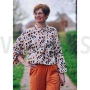LINEN VISCOSE CRÊPE DIGITAL ANIMAL SKIN SAND (thumbnail) #6