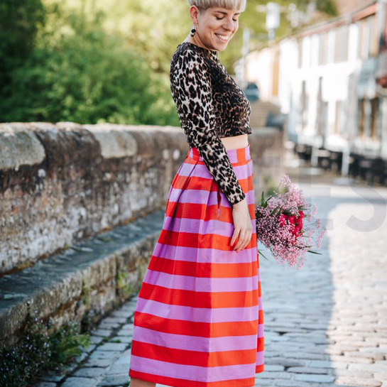 CANVAS STRIPES BLACK/OFF-WHITE #7