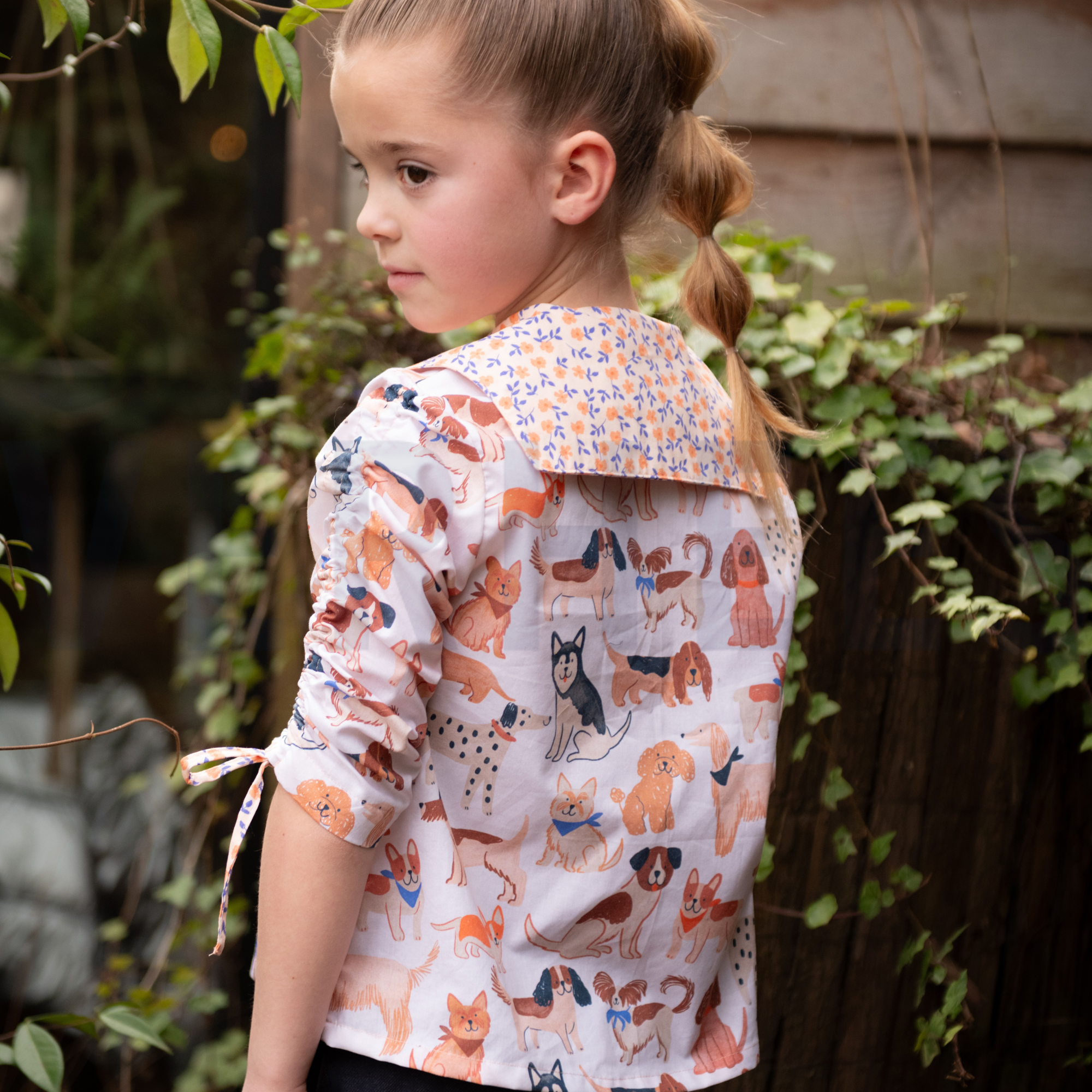 FINE POPLIN DIGITAL DOGS OFF-WHITE (high resolution) #6