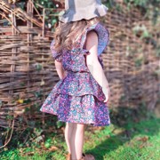 FINE POPLIN DIGITAL FLOWERS FUCHSIA (thumbnail) #6