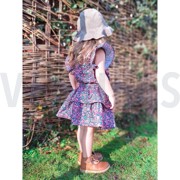 FINE POPLIN DIGITAL FLOWERS DARK PETROL (thumbnail) #6