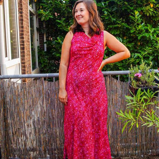 VISCOSE RADIANCE DIGITAL FLEURS BLEU MARINE #7