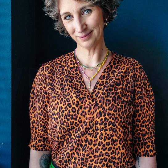 LENZING™ ECOVERO™ DIGITAAL ANIMAL SKIN BRUIN #7