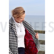 COTTON SATIN ABSTRACT DARK RED (thumbnail) #6