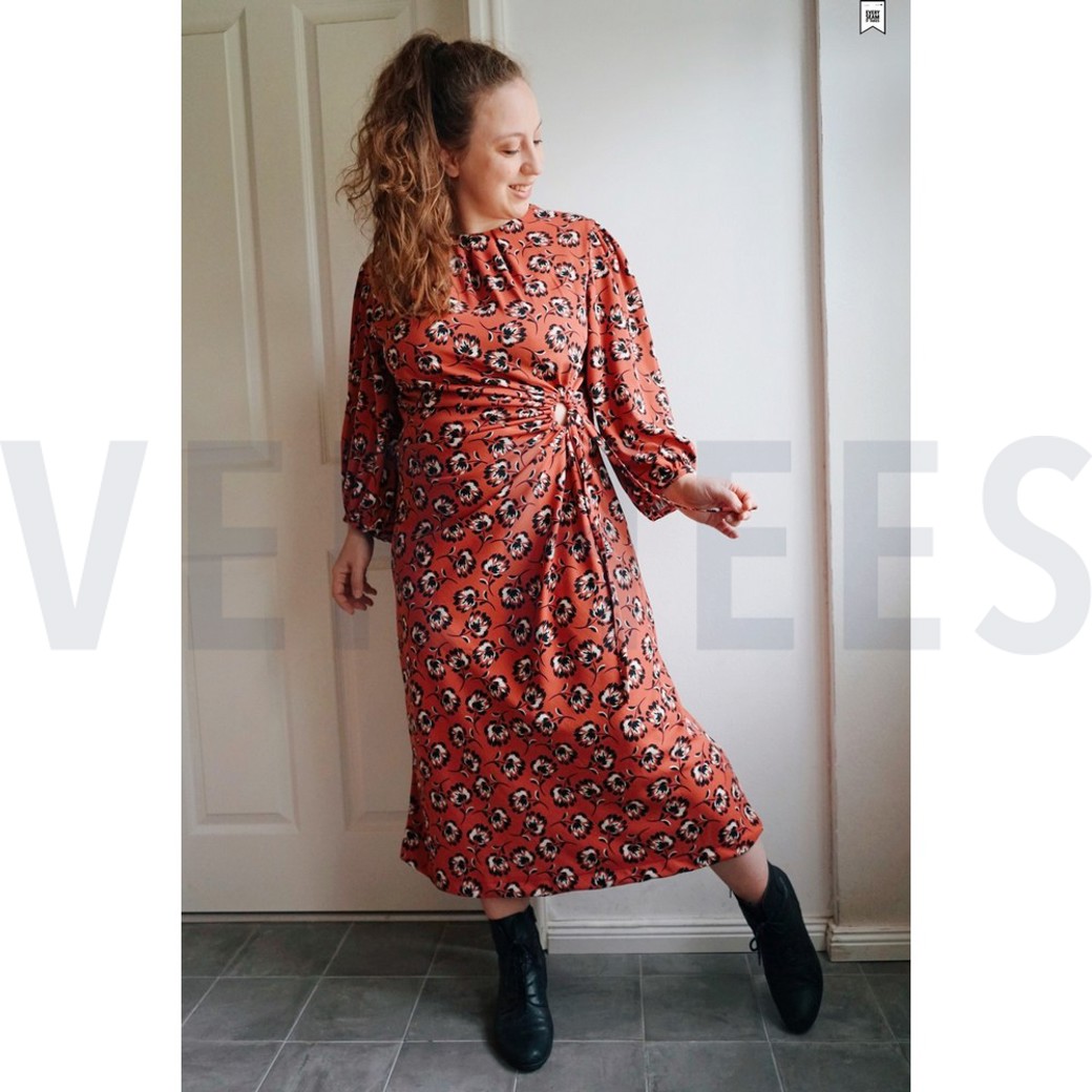 ROSELLA STRETCH FLOWERS OLIVE #6