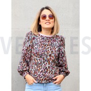 FRENCH TERRY DIGITAL ANIMAL SKIN CINNAMON (thumbnail) #6