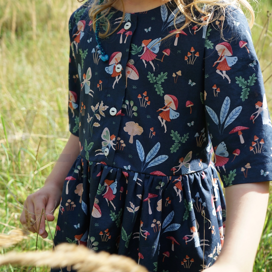 FINE POPLIN FAIRYTALE BORDEAUX #6
