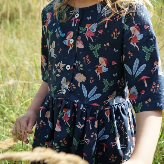 BAUMWOLLE POPELINE MÄRCHEN SMARAGDGRÜN #7