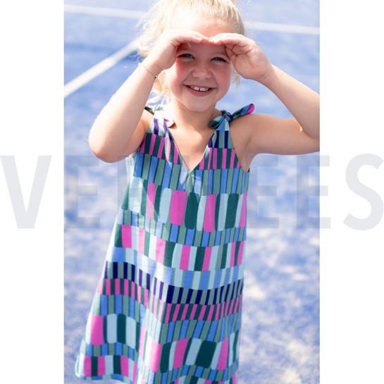 COTTON VISCOSE STRIPES GREEN #7