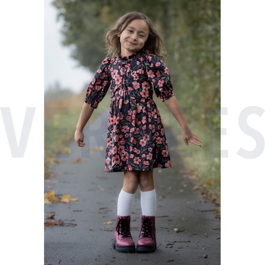 COTTON SATIN DIGITAL FLOWERS FUCHSIA #7