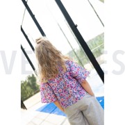 FINE POPLIN DIGITAL FLOWERS PURPLE (thumbnail) #6