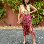 VISCOSE LUREX DIGITAL SMALL FLOWERS PETROL (thumbnail) #6