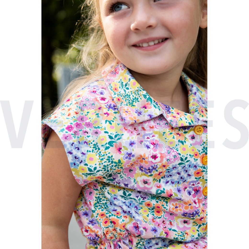 JERSEY DIGITAL FLOWERS MULTICOLOUR #6