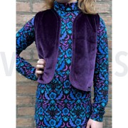 JERSEY DIGITAL FLOWERS DARK RED (thumbnail) #6