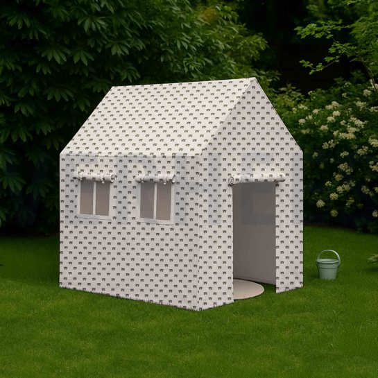 POPLIN GOTS NATURAL TIGERS NATURAL #7