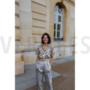 HANDCRAFTED BLOCK-PRINTED COTTON FLOWERS BLUE (thumbnail) #6