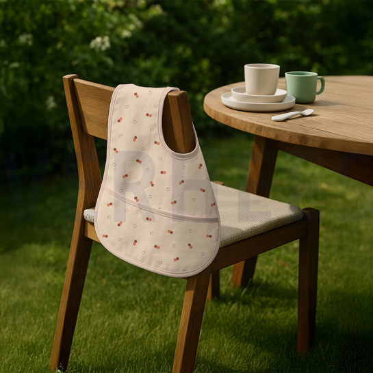 POPLIN GOTS NATURAL APPLES NATURAL #7