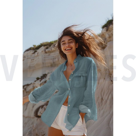 COTTON VISCOSE BABY BLUE #7