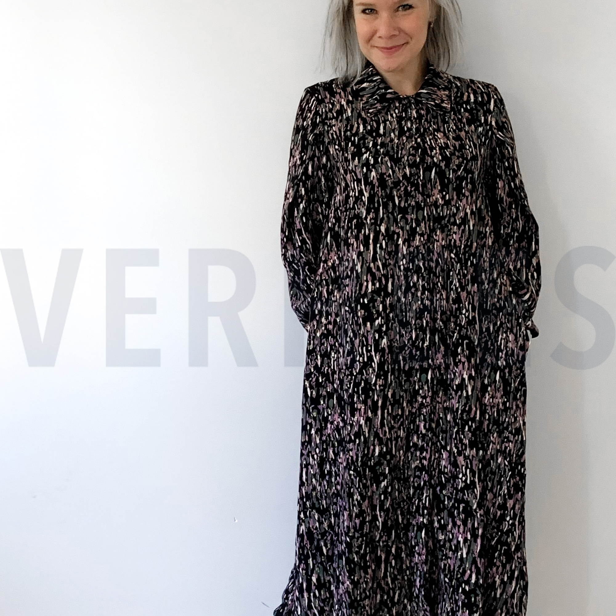 VISCOSE LUREX ABSTRACT NAVY (high resolution) #6
