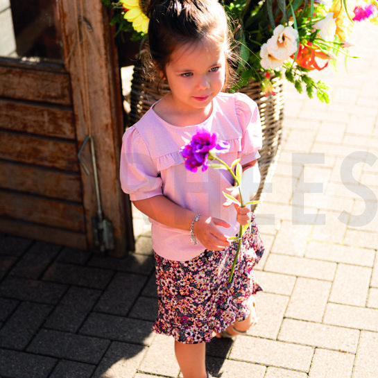 VISCOSE LUREX FLOWERS BLACK/ HONEY #7