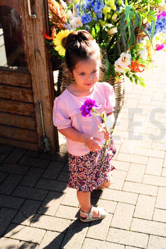 VISCOSE LUREX FLOWERS BLACK/ HONEY #7