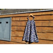 LINEN VISCOSE WASHED FLOWERS BRIQUE (thumbnail) #6