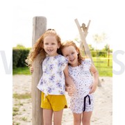 JERSEY DIGITAL FLOWERS AND LEAVES WHITE/LAVENDER (thumbnail) #6