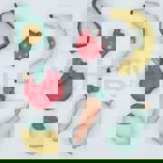 FINE POPLIN DIGITAL PANEL FARMERS MARKET LIGHT BLUE (thumbnail) #6