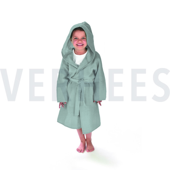 TRIPLE GAUZE GOTS AUBERGINE #7