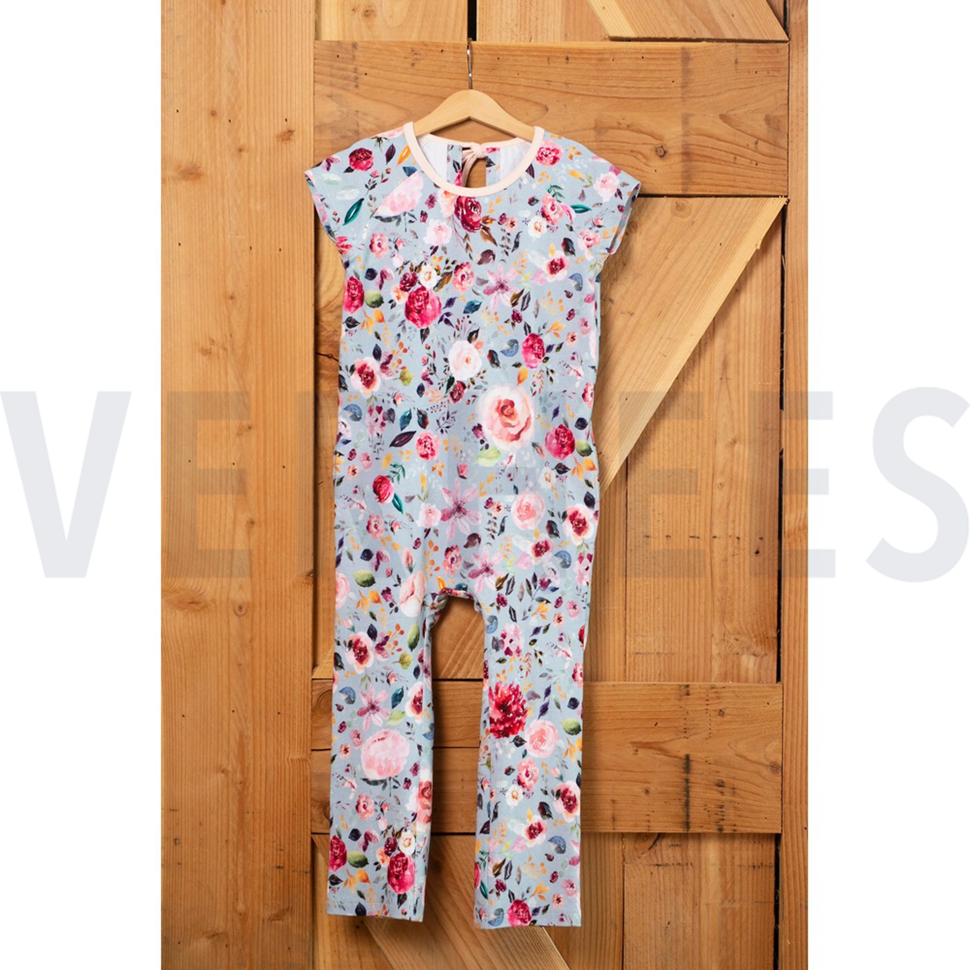 JERSEY GOTS DIGITAL PAINTED FLOWERS NAVY (high resolution) #6