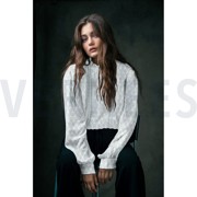 COTTON EMBROIDERY 2-SIDE SCALLOP WHITE (thumbnail) #6
