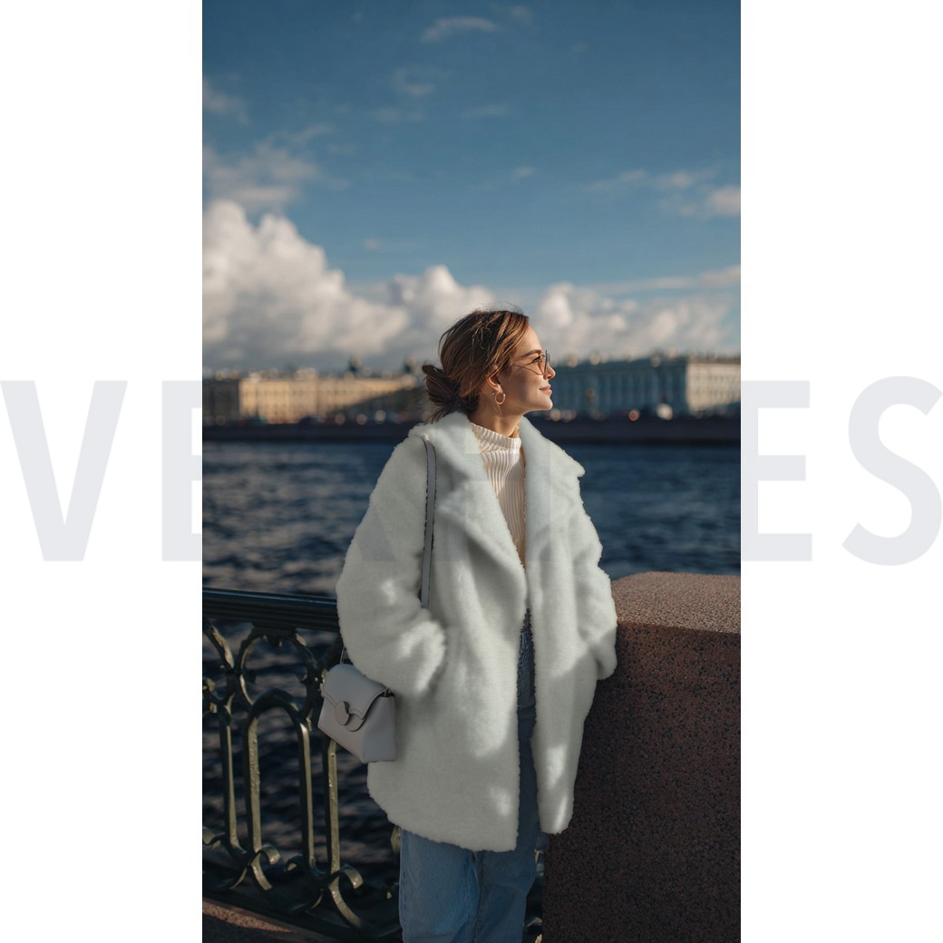 FAUX FUR ECRU #6