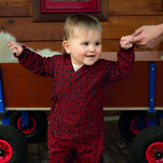 JERSEY DOTS AND SHAPES WHITE #7