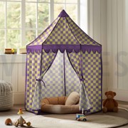 COATED COTTON CHECK BLUE / PINK (thumbnail) #6