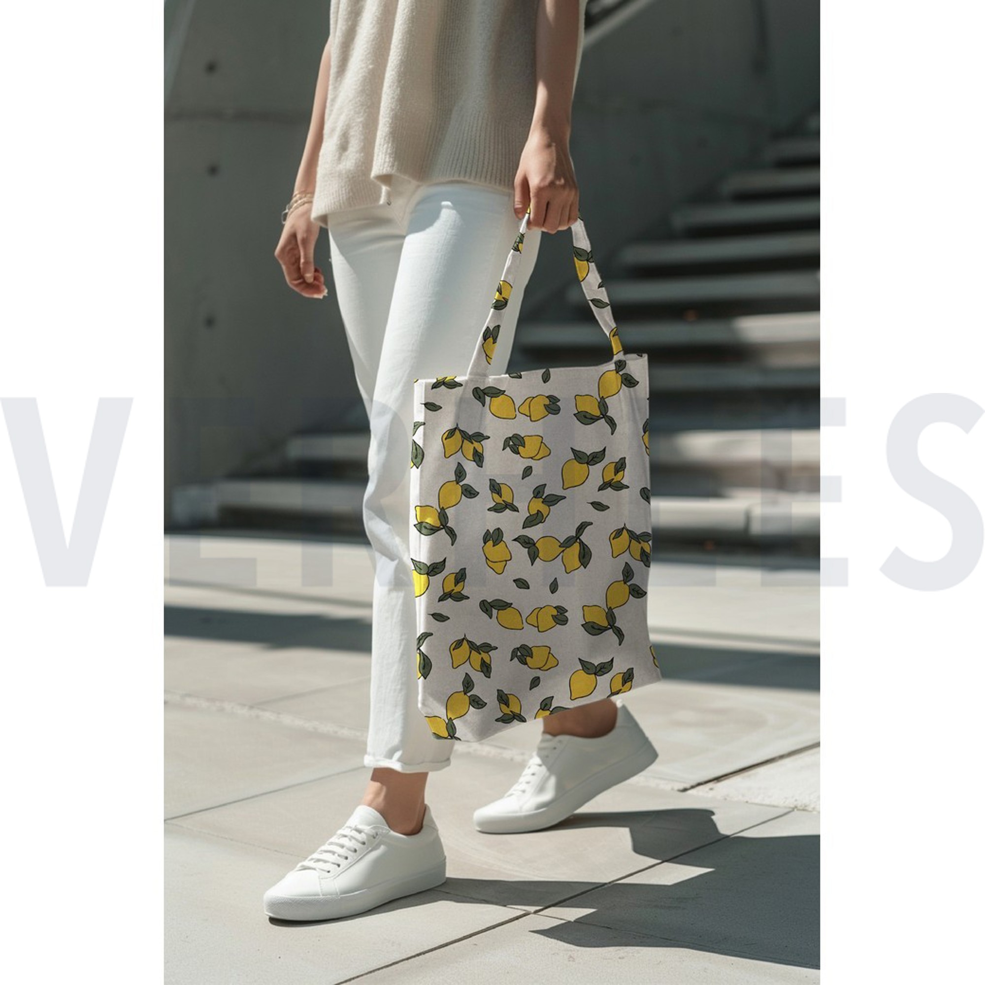 COATED CANVAS LINEN LOOK LEMONS NATURAL (high resolution) #6