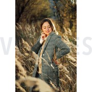 COAT CHECKS ECRU (thumbnail) #7