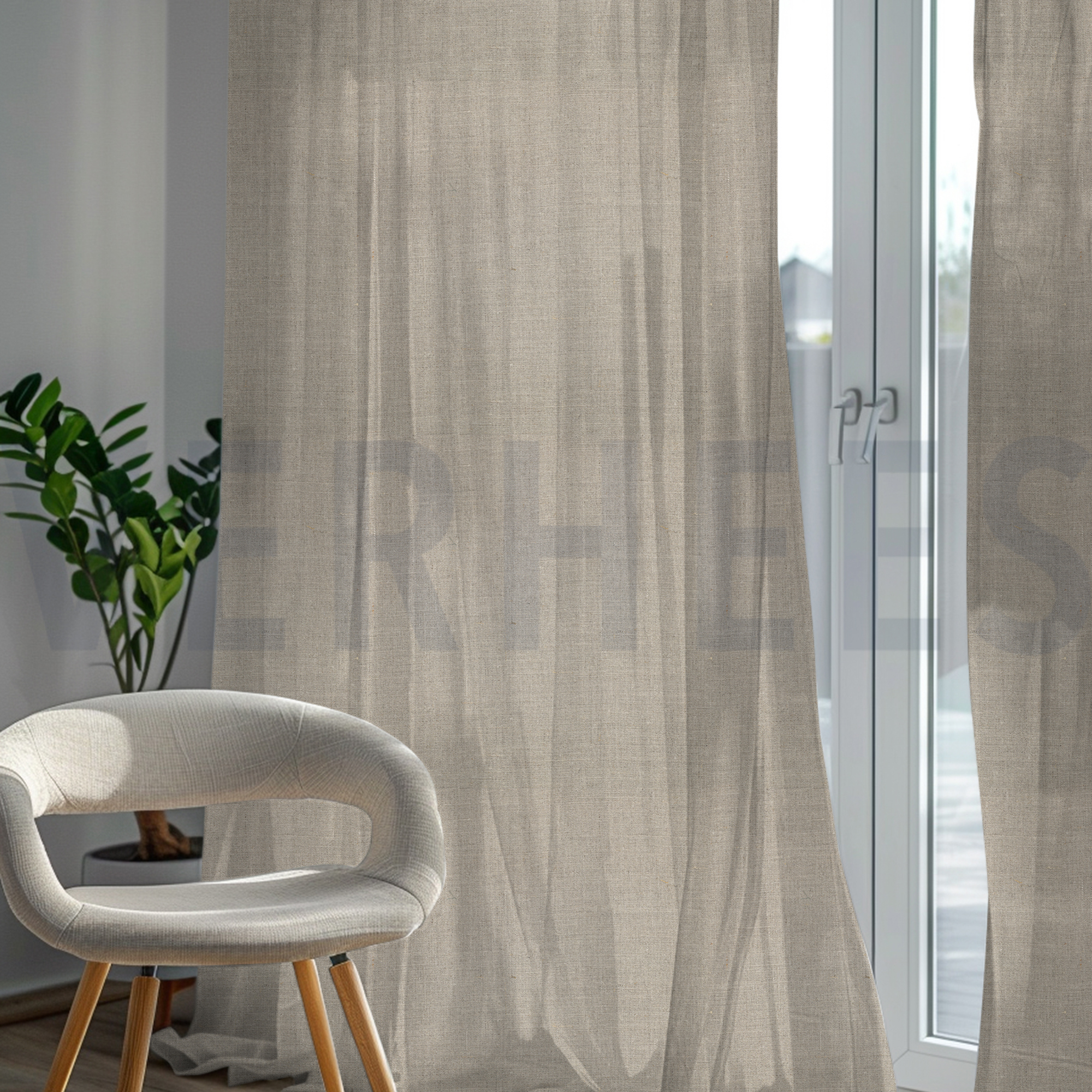 EUROPEAN FLAX LINEN 280 GM2 OFF-WHITE / NATURAL (high resolution) #7