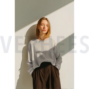 COTTON KNITTED RIB NATURAL (thumbnail) #7