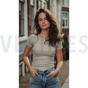 COTTON LINEN RIB JERSEY NATURAL (thumbnail) #7