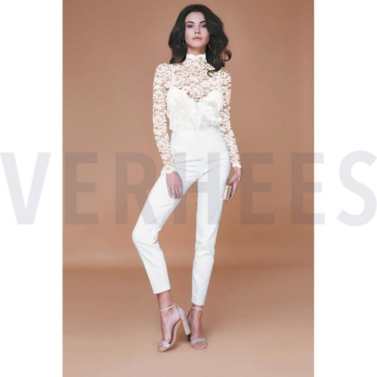 LACE TWO-SIDE SCALLOP BEIGE #7