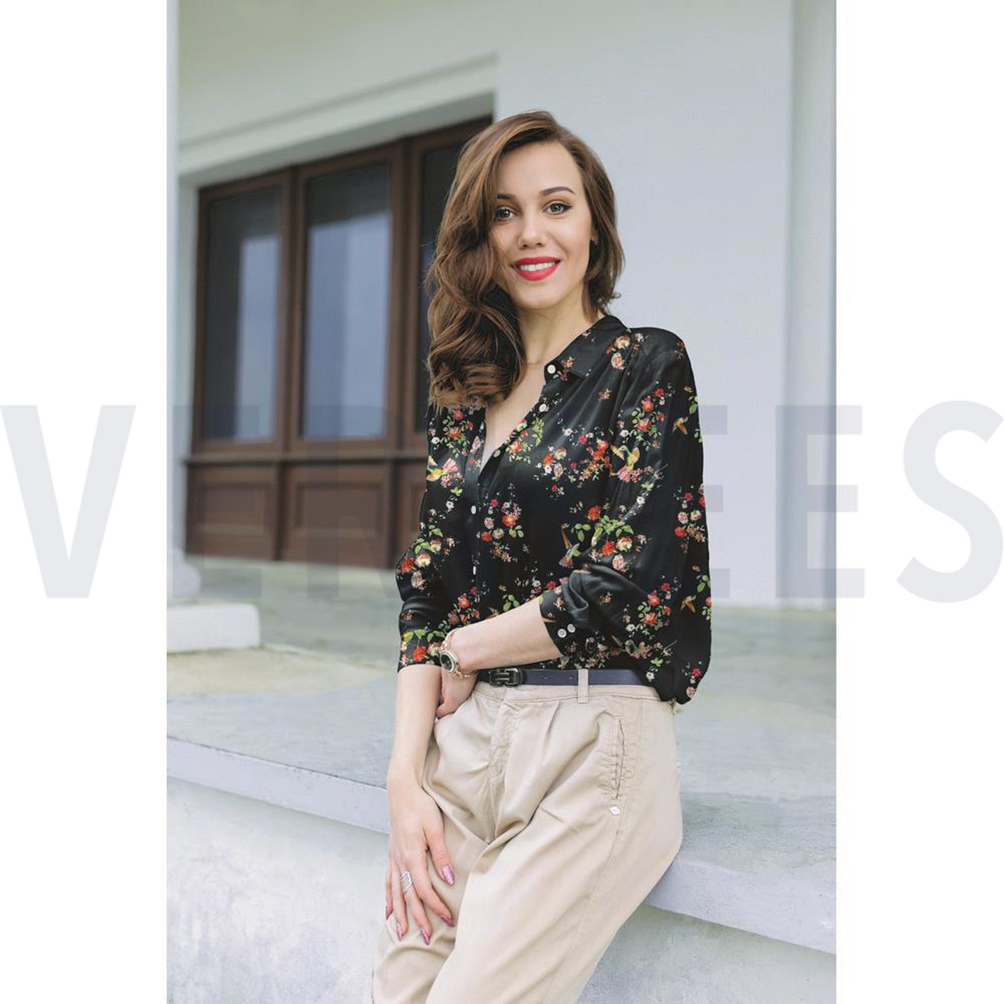 MAGNOLIA STRETCH BLACK (high resolution) #7