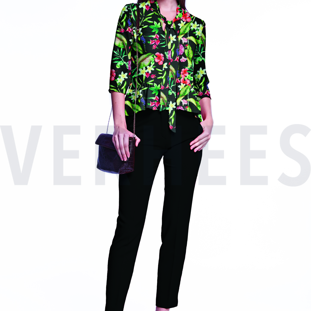 MAGNOLIA STRETCH BLACK #7