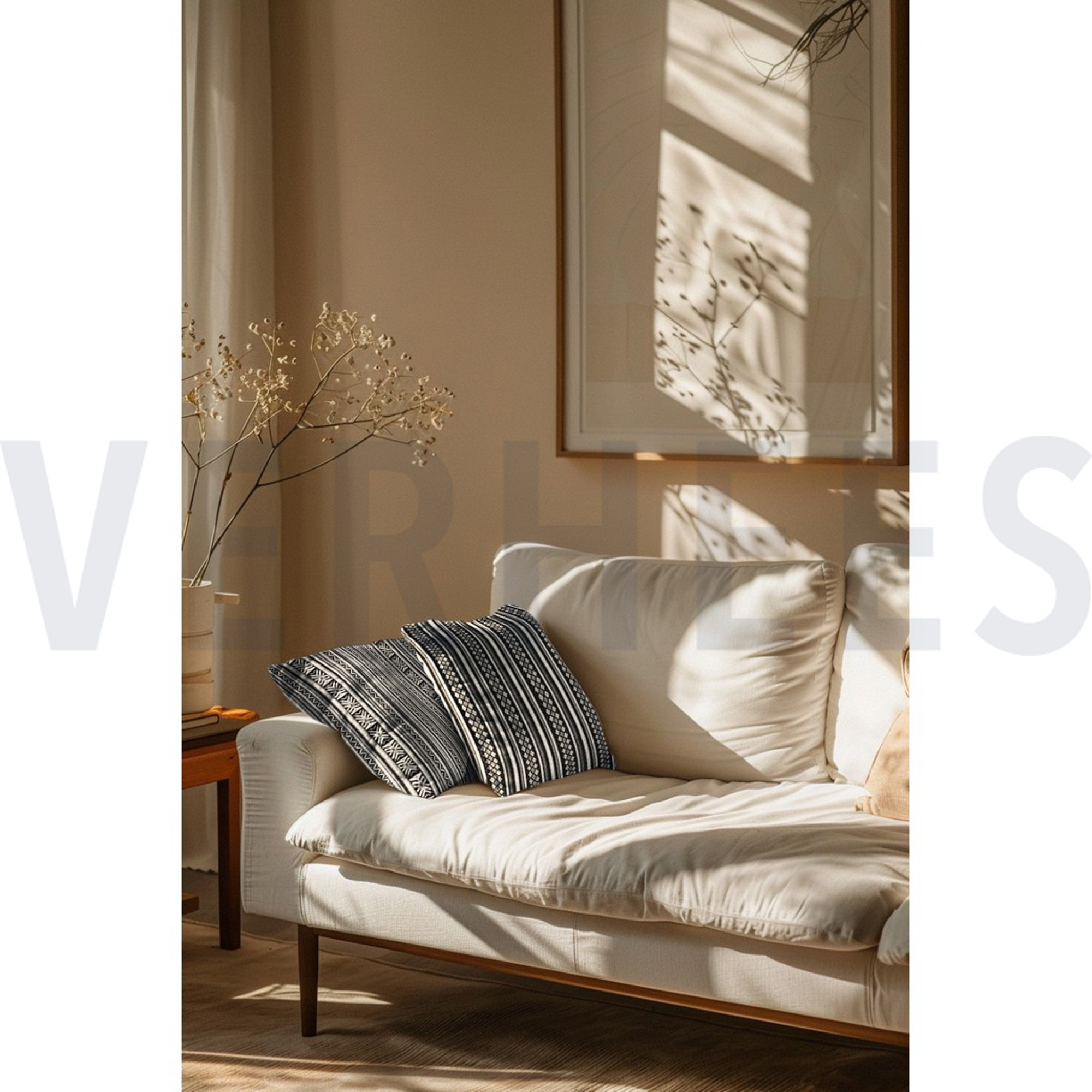 GOBELIN ABSTRACT BLACK / WHITE (high resolution) #7