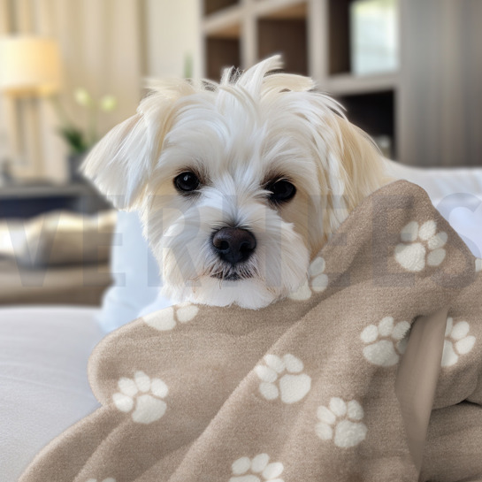 FLEECE HONDENPOTEN BEIGE #7