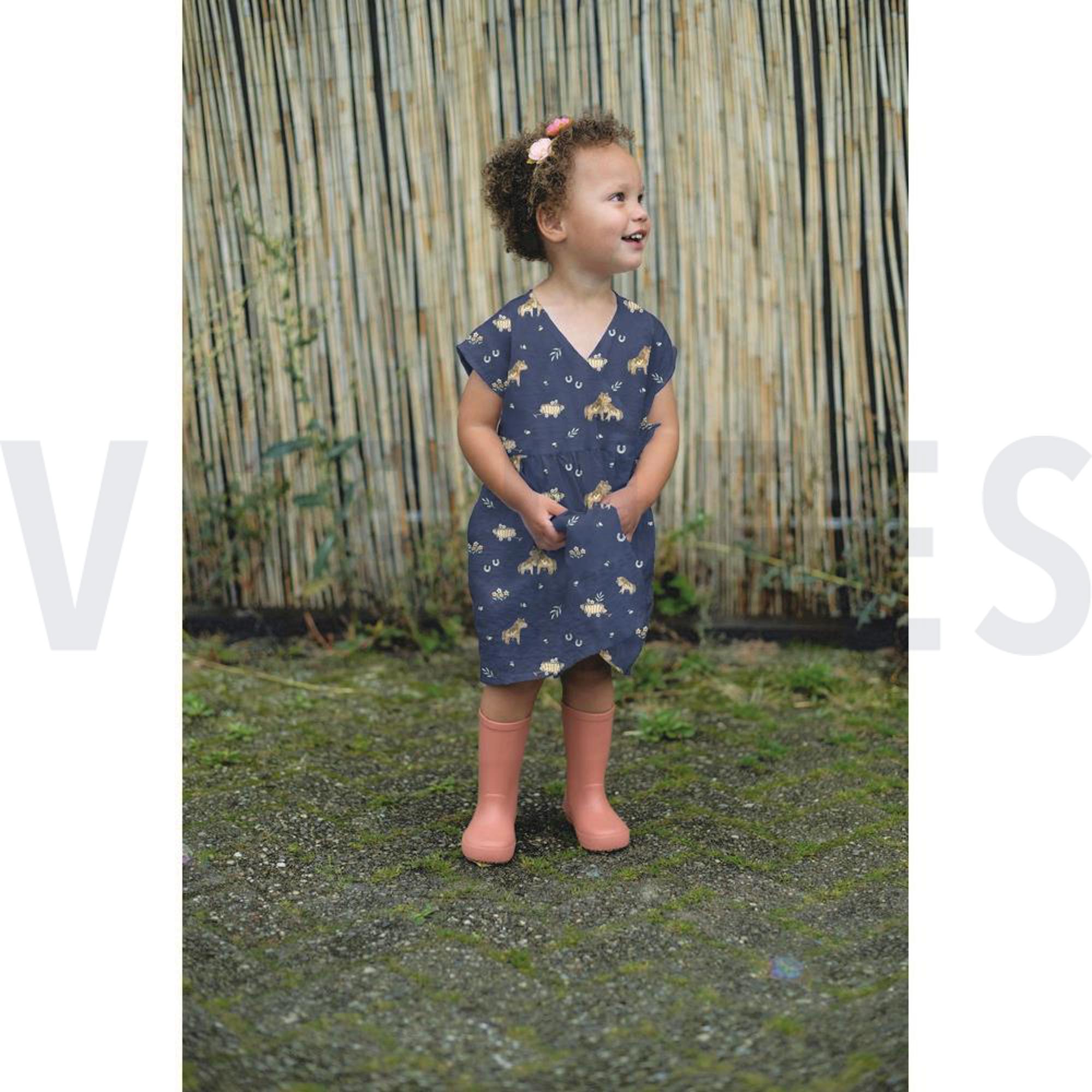 FINE POPLIN DIGITAL SWEET HORSES NAVY (high resolution) #7