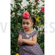 FINE POPLIN DIGITAL FLOWERS WHITE (thumbnail) #7