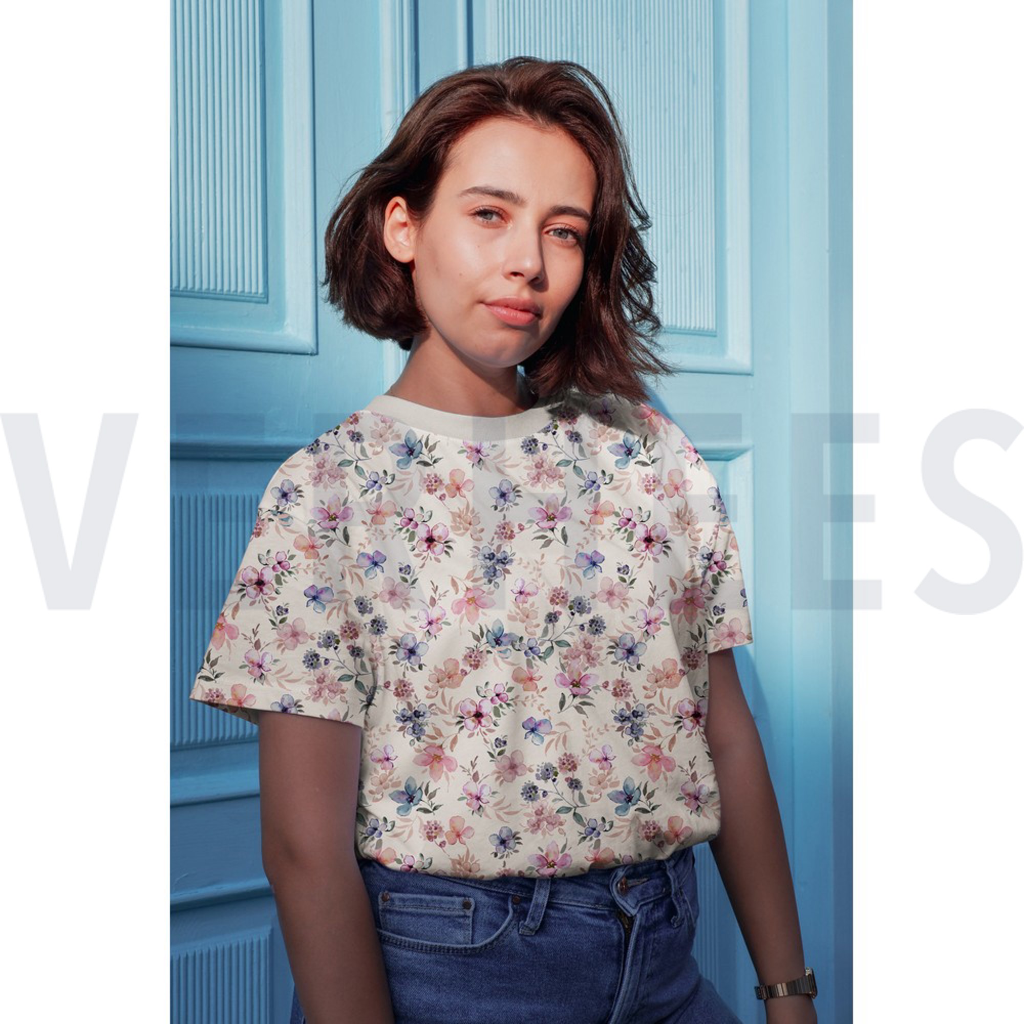 JERSEY GOTS DIGITAL FLOWERS OFF-WHITE (high resolution) #7