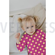 JERSEY NEON HAPPY FLOWERS FUCHSIA (thumbnail) #7