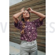 JERSEY FLOWERS ECRU (thumbnail) #7