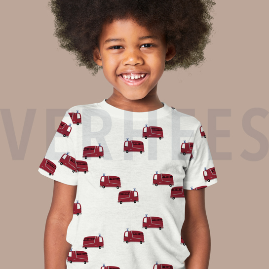 JERSEY MELANGE FEUERWEHRAUTOS ECRU #7